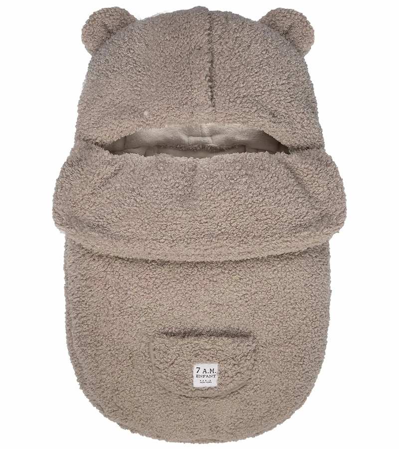 7 A.M. Enfant BebePOD Footmuff - Teddy - Oatmeal Teddy (0-9m) 1 7 A.M. Enfant BebePOD Footmuff - Teddy - Oatmeal Teddy (0-9m)