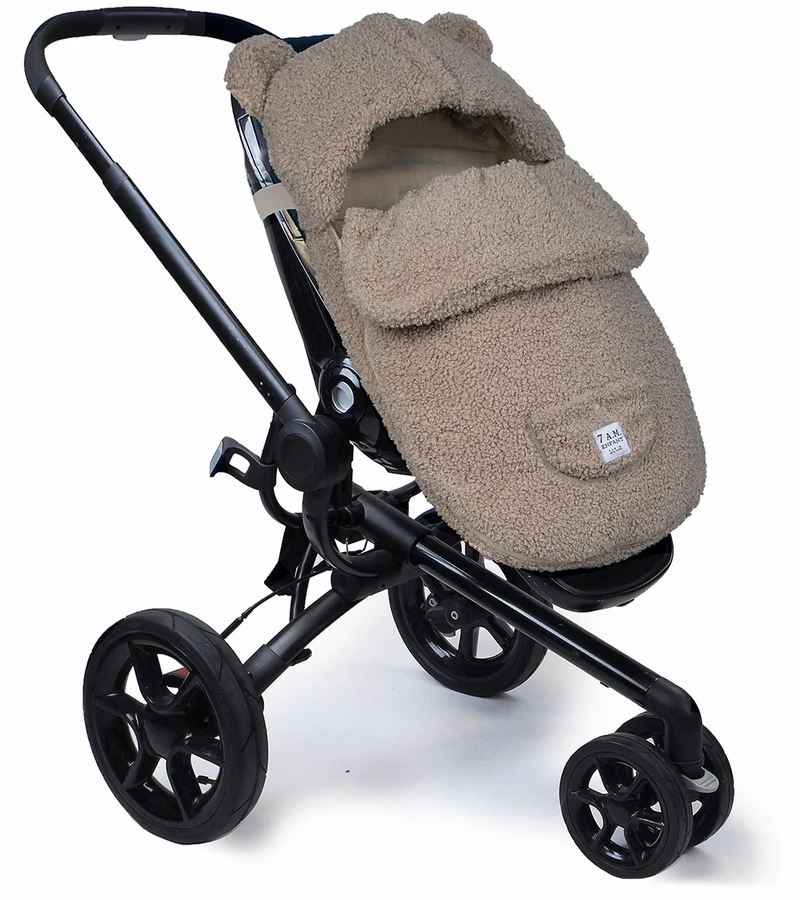 7 A.M. Enfant BebePOD Footmuff - Teddy - Oatmeal Teddy (0-9m) 2 7 A.M. Enfant BebePOD Footmuff - Teddy - Oatmeal Teddy (0-9m) - Image 2