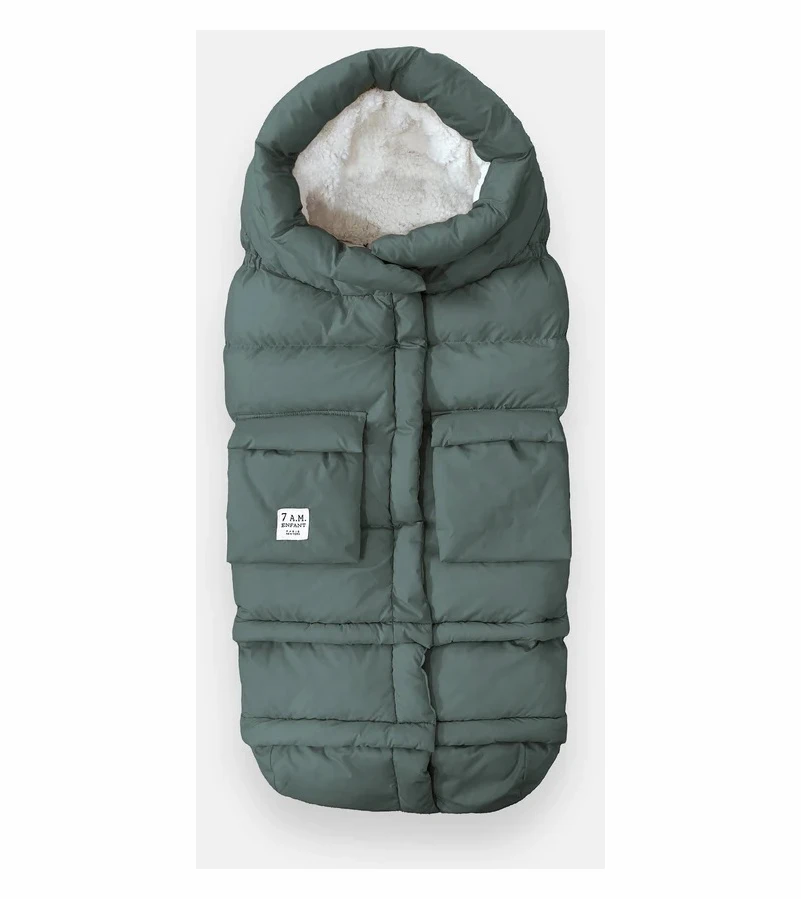 7 A.M. Enfant Blanket 212 Evolution Footmuff - Pine 1 7 A.M. Enfant Blanket 212 Evolution Footmuff - Pine