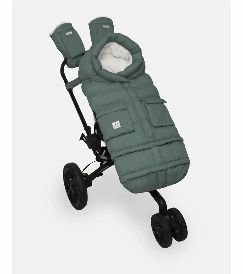 7 A.M. Enfant Blanket 212 Evolution Footmuff - Pine 2 7 A.M. Enfant Blanket 212 Evolution Footmuff - Pine - Image 2