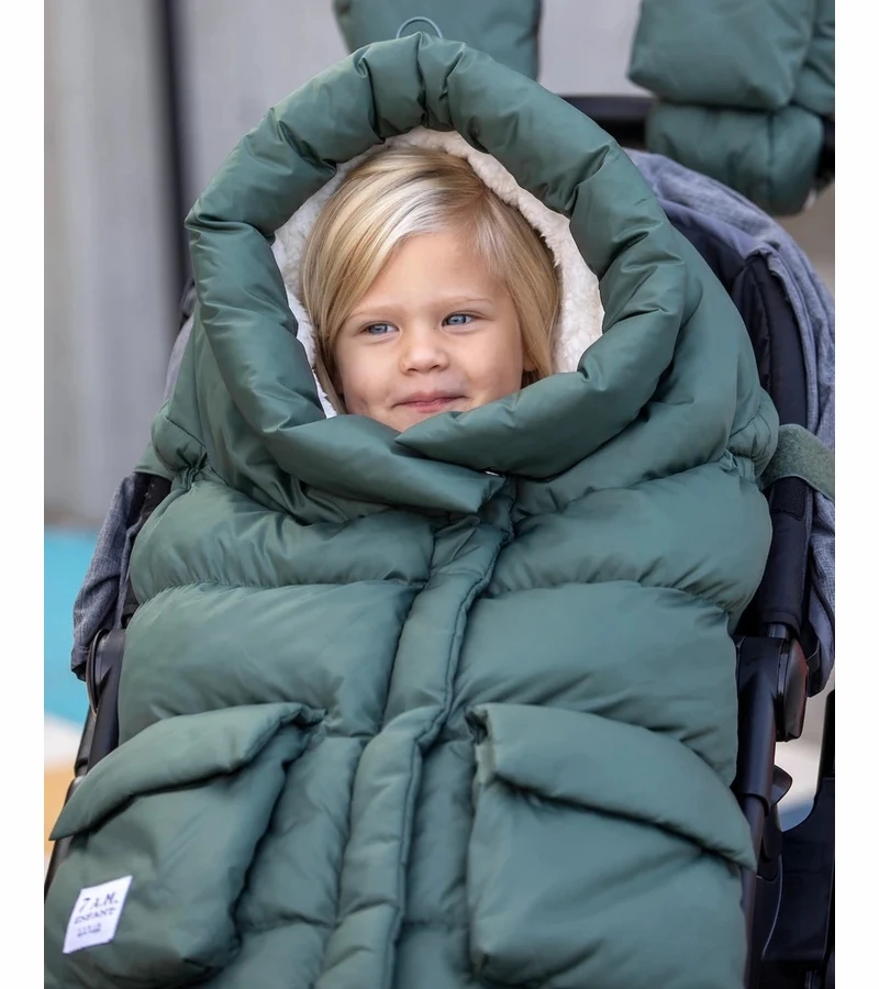 7 A.M. Enfant Blanket 212 Evolution Footmuff - Pine 4 7 A.M. Enfant Blanket 212 Evolution Footmuff - Pine - Image 4