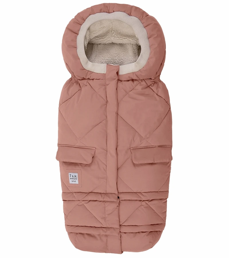 7 A.M. Enfant Blanket 212 Evolution Footmuff - Rose Dawn Quilted 1 7 A.M. Enfant Blanket 212 Evolution Footmuff - Rose Dawn Quilted