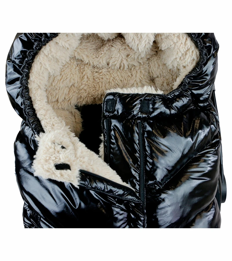7 A.M. Enfant Blanket 212 Evolution Polar Footmuff - Black Polar 2 7 A.M. Enfant Blanket 212 Evolution Polar Footmuff - Black Polar - Image 2