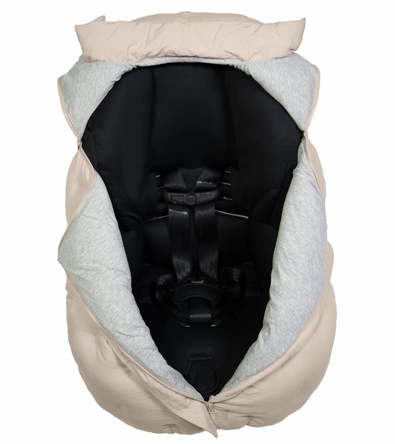 7 A.M. Enfant Car Seat Cocoon Bebe - Airy - Brush Beige 4 7 A.M. Enfant Car Seat Cocoon Bebe - Airy - Brush Beige - Image 4