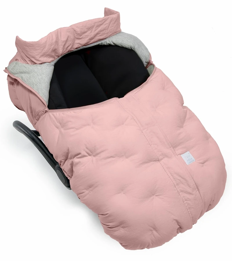 7 A.M. Enfant Car Seat Cocoon Bebe - Airy - Cameo Pink 3 7 A.M. Enfant Car Seat Cocoon Bebe - Airy - Cameo Pink - Image 3