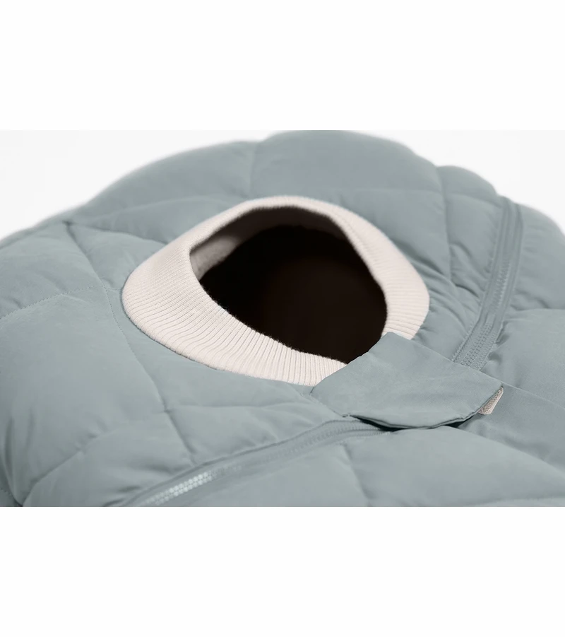 7 A.M. Enfant Cocoon Car Seat Cover - Benji - Mirage Blue Quilted 6 7 A.M. Enfant Cocoon Car Seat Cover - Benji - Mirage Blue Quilted - Image 6