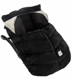 7 A.M. Enfant Cocoon Car Seat Cover - Black Velour -Britax || Graco || Maxi-Cosi Shop 7 a m enfant cocoon car seat cover black velour 78