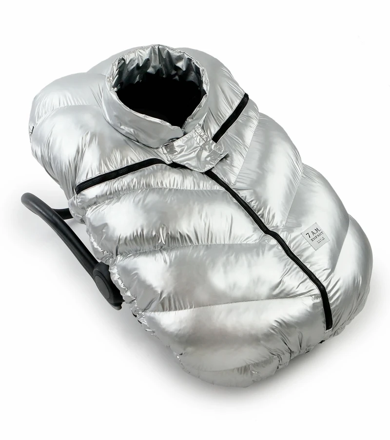 7 A.M. Enfant Cocoon Car Seat Cover - Glacier 2 7 A.M. Enfant Cocoon Car Seat Cover - Glacier - Image 2