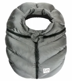 7 A.M. Enfant Cocoon Car Seat Cover - Metallic Grey