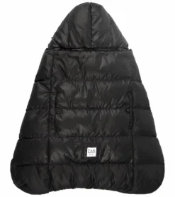 7 A.M. Enfant K Poncho Carrier Cover Heavyweight - Black (0-3T)