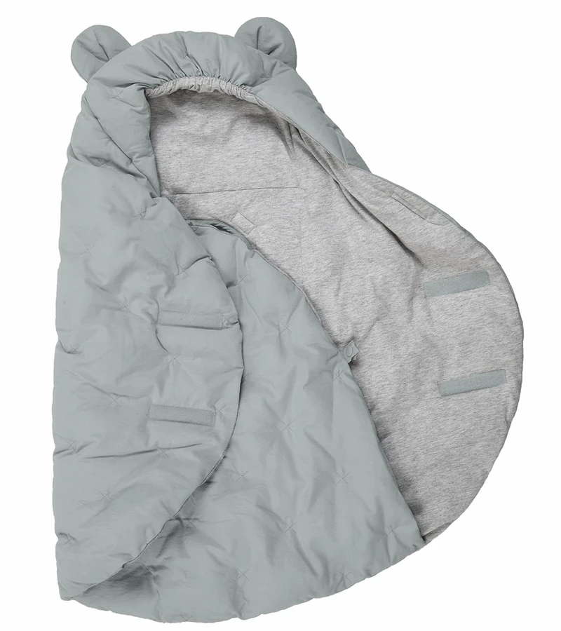 7 A.M. Enfant Nido Bebe Airy Infant Wrap - Bondi Blue (0-6m) 2 7 A.M. Enfant Nido Bebe Airy Infant Wrap - Bondi Blue (0-6m) - Image 2