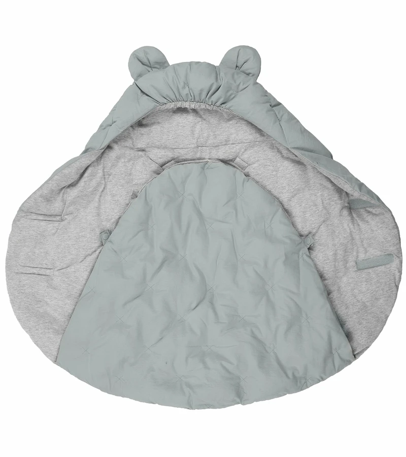 7 A.M. Enfant Nido Bebe Airy Infant Wrap - Bondi Blue (0-6m) 3 7 A.M. Enfant Nido Bebe Airy Infant Wrap - Bondi Blue (0-6m) - Image 3