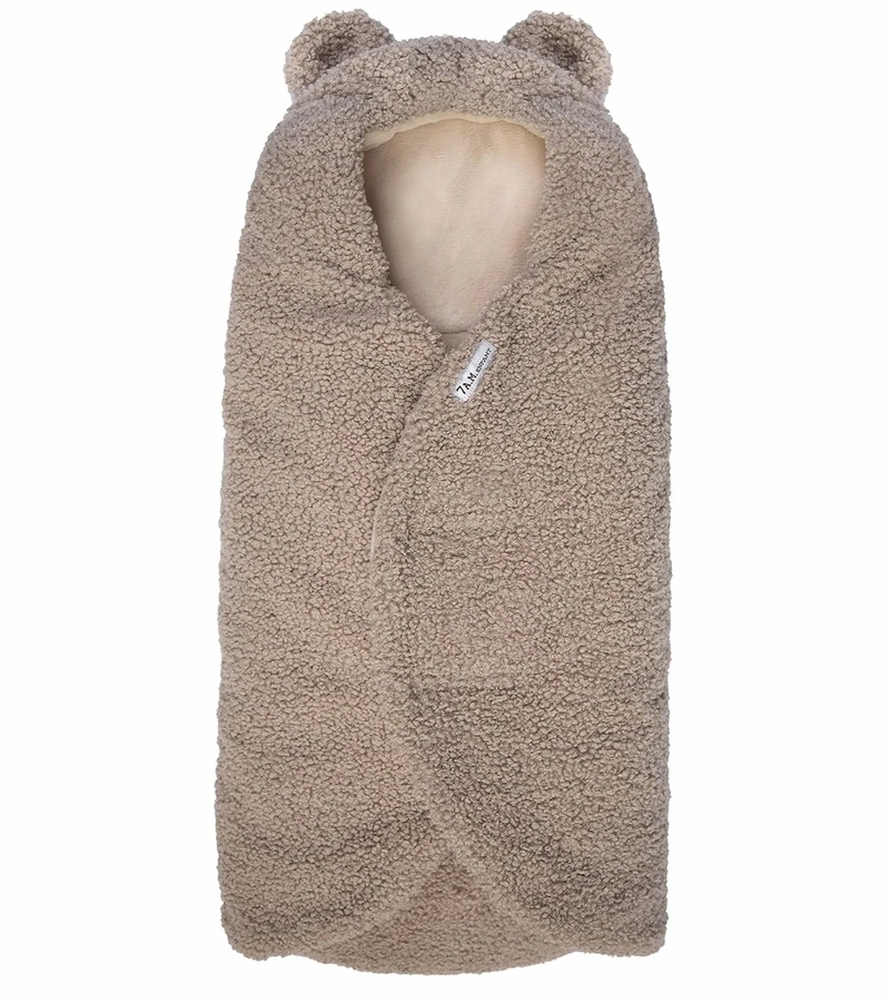7 A.M. Enfant Nido Bebe Teddy Infant Wrap - Oatmeal Teddy (0-6m) 1 7 A.M. Enfant Nido Bebe Teddy Infant Wrap - Oatmeal Teddy (0-6m)