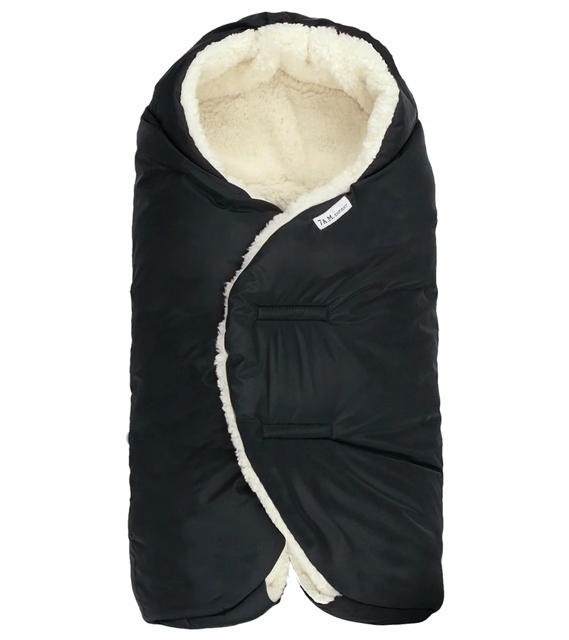 7 A.M. Enfant Nido Cloud Heavyweight Infant Wrap - Core - Black Cloud (0-6m) 1 7 A.M. Enfant Nido Cloud Heavyweight Infant Wrap - Core - Black Cloud (0-6m)