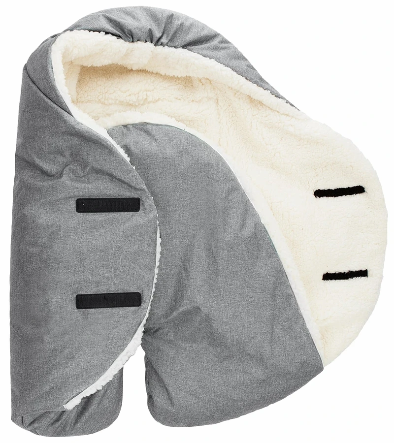 7 A.M. Enfant Nido Cloud Heavyweight Infant Wrap - Core - Heather Grey (0-6m) 2 7 A.M. Enfant Nido Cloud Heavyweight Infant Wrap - Core - Heather Grey (0-6m) - Image 2