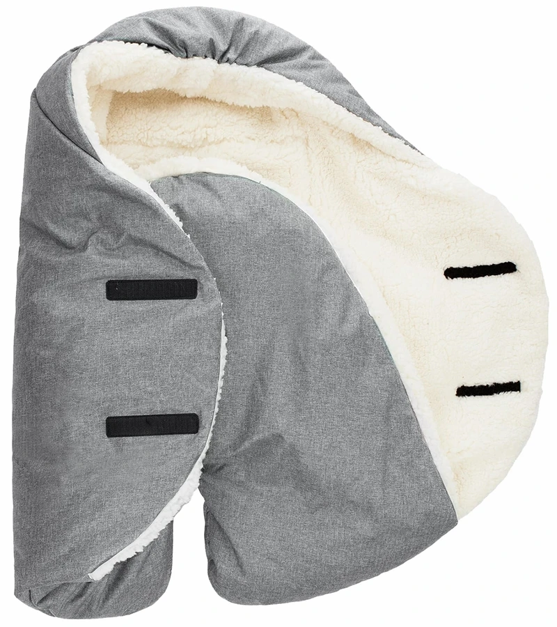 7 A.M. Enfant Nido Cloud Heavyweight Infant Wrap - Core - Heather Grey (6-18m) 2 7 A.M. Enfant Nido Cloud Heavyweight Infant Wrap - Core - Heather Grey (6-18m) - Image 2