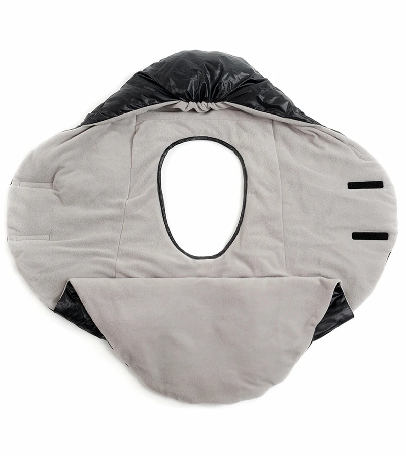 7 A.M. Enfant Nido Quilted Wrap, Small - Black 4 7 A.M. Enfant Nido Quilted Wrap, Small - Black - Image 4