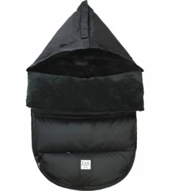 7 A.M. Enfant POD Footmuff, Small/Medium (0-18M) - Black Plush