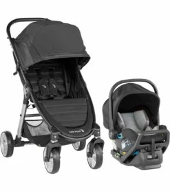 Baby Jogger City Mini 2 4-Wheel Travel System - Jet