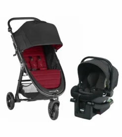 Baby Jogger City Mini GT2 Single Stroller + City Go Infant Car Seat Travel System Bundle - Ember/Charcoal