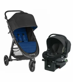 Baby Jogger City Mini GT2 Single Stroller + City Go Infant Car Seat Travel System Bundle - Windsor/Charcoal