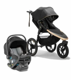Baby Jogger X Robin Arzon Summit X3 Jogging Stroller + City GO 2 Travel System Bundle - City Royalty / Slate
