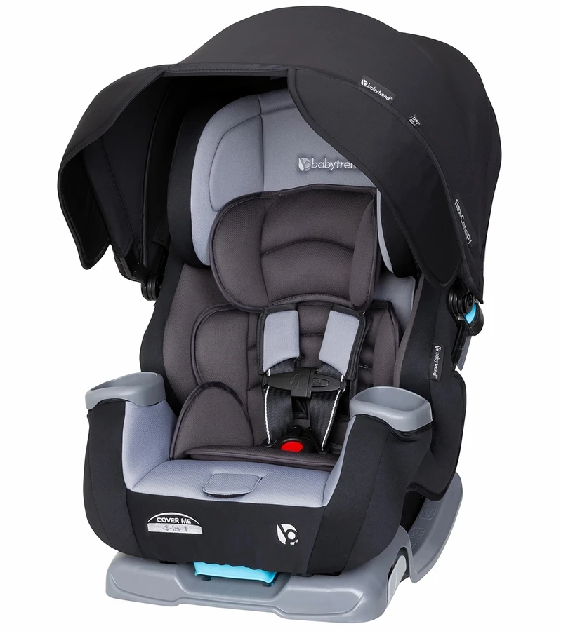 Baby Trend Cover Me 4-in-1 Convertible Car Seat - Dark Moon 1 Baby Trend Cover Me 4-in-1 Convertible Car Seat - Dark Moon