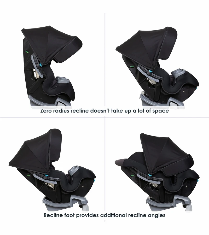 Baby Trend Cover Me 4-in-1 Convertible Car Seat - Dark Moon 4 Baby Trend Cover Me 4-in-1 Convertible Car Seat - Dark Moon - Image 4