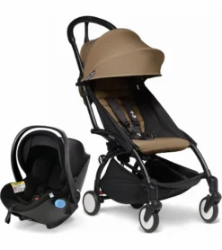 Babyzen YOYO2 6+ & Clek Liingo Travel System - Black / Toffee