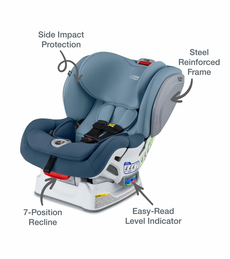 Britax Advocate ClickTight Convertible Car Seat - Blue Ombre (SafeWash) 5 Britax Advocate ClickTight Convertible Car Seat - Blue Ombre (SafeWash) - Image 5
