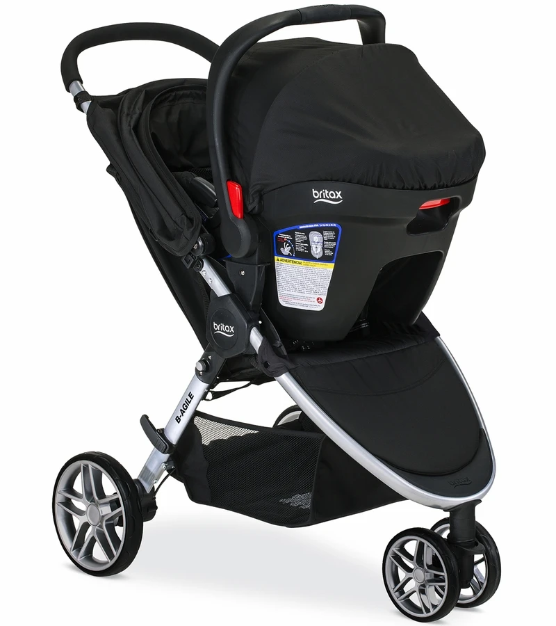 Britax B-Agile 3 & B-Safe 35 Travel System - Black 3 Britax B-Agile 3 & B-Safe 35 Travel System - Black - Image 3