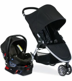 Britax B-Agile 3 & B-Safe Gen2 Travel System Bundle - Black / Eclipse Black