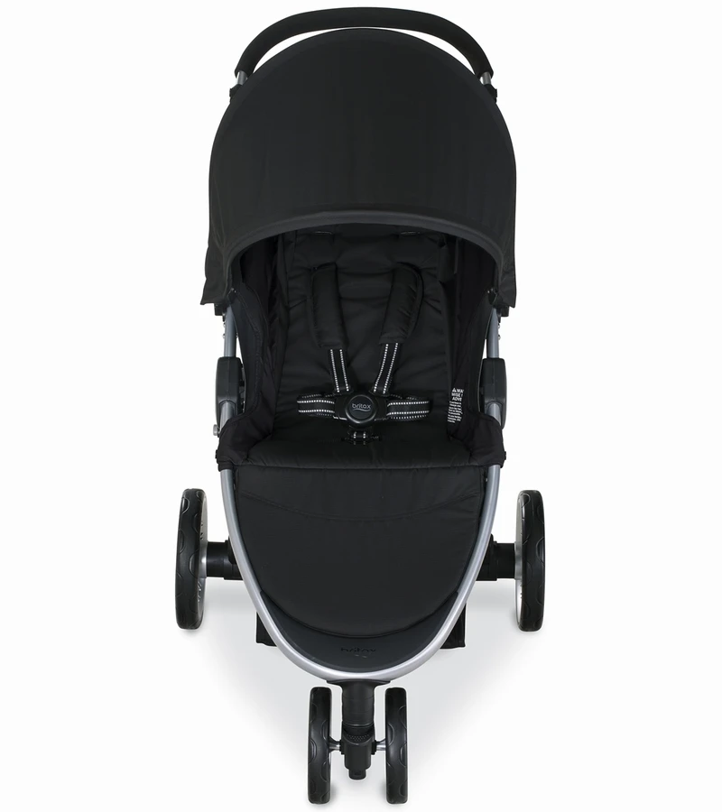 Britax B-Agile 3 & B-Safe Gen2 Travel System Bundle - Black / Eclipse Black 2 Britax B-Agile 3 & B-Safe Gen2 Travel System Bundle - Black / Eclipse Black - Image 2