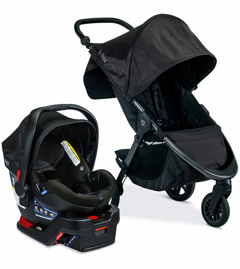 Britax B-Free & B-Safe Gen2 FlexFit Travel System - Midnight 1 Britax B-Free & B-Safe Gen2 FlexFit Travel System - Midnight