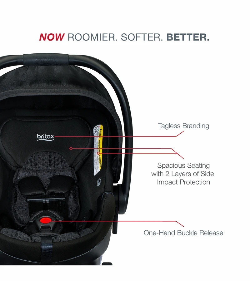 Britax B-Free & B-Safe Gen2 FlexFit Travel System - Midnight 2 Britax B-Free & B-Safe Gen2 FlexFit Travel System - Midnight - Image 2