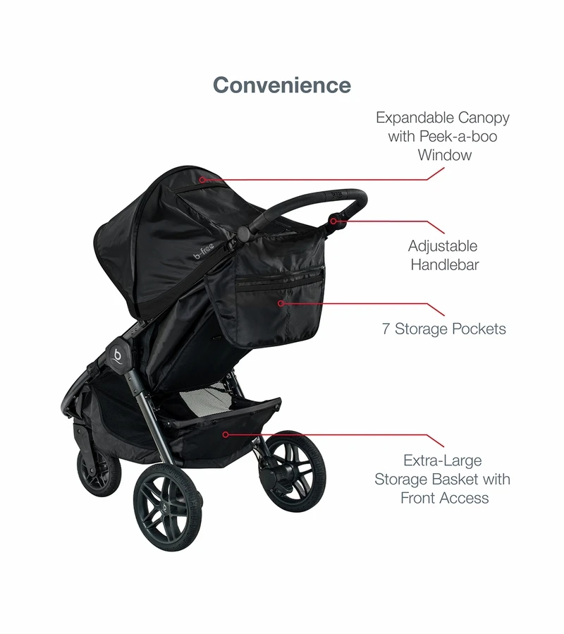 Britax B-Free & B-Safe Gen2 FlexFit Travel System - Midnight 5 Britax B-Free & B-Safe Gen2 FlexFit Travel System - Midnight - Image 5