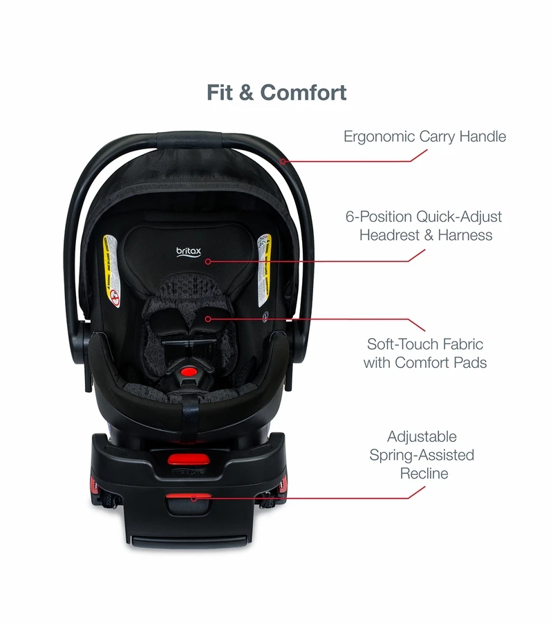 Britax B-Free & B-Safe Gen2 FlexFit Travel System - Midnight 6 Britax B-Free & B-Safe Gen2 FlexFit Travel System - Midnight - Image 6