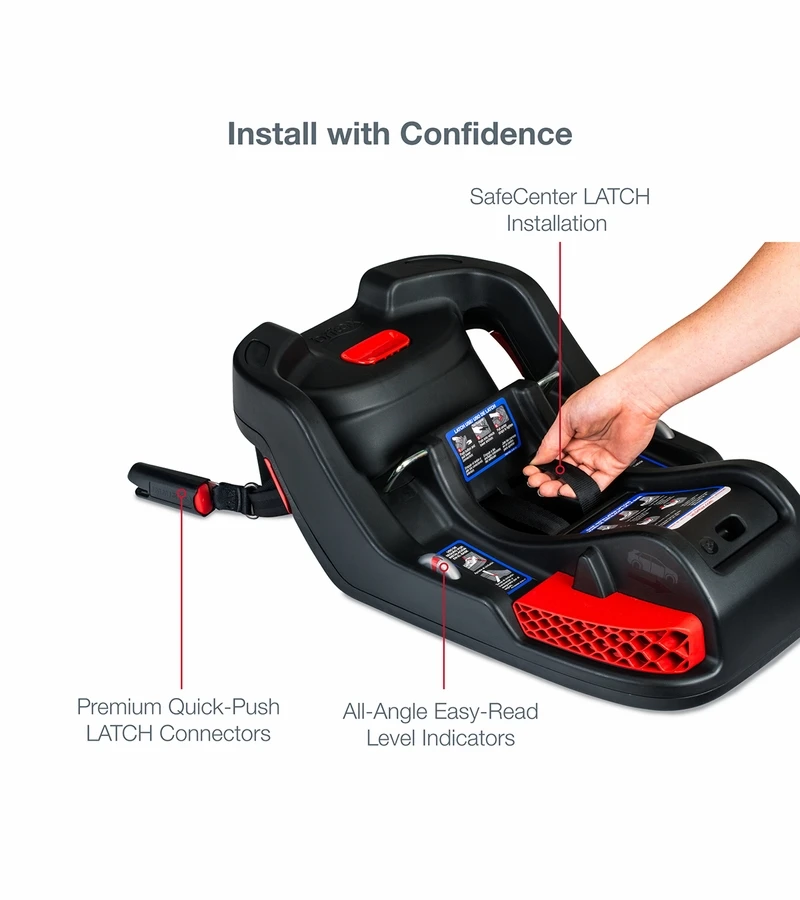 Britax B-Free & B-Safe Gen2 FlexFit Travel System - Midnight 7 Britax B-Free & B-Safe Gen2 FlexFit Travel System - Midnight - Image 7