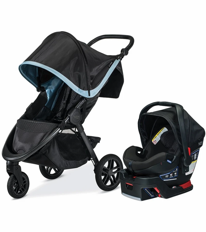 Britax B-Free & B-Safe Ultra Travel System - Frost 1 Britax B-Free & B-Safe Ultra Travel System - Frost