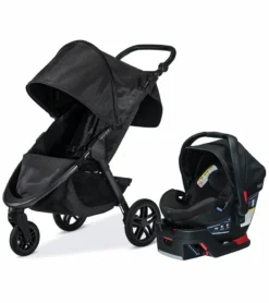 Britax B-Free & B-Safe Ultra Travel System - Midnight