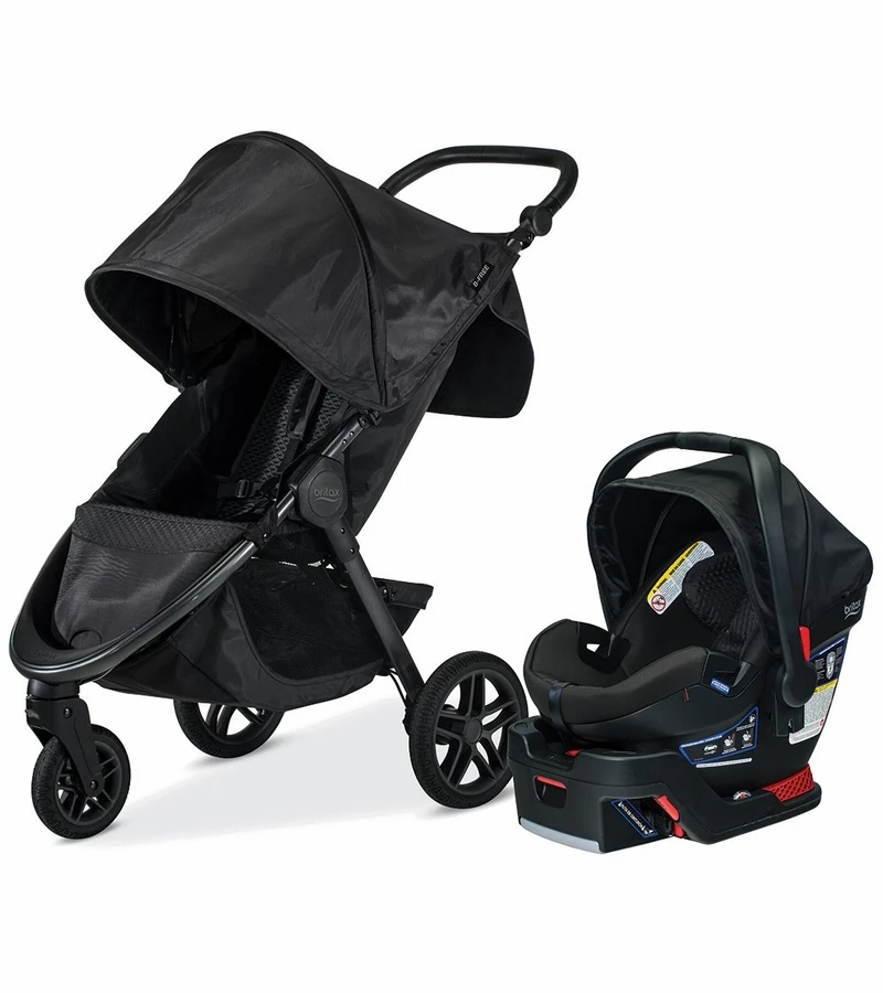 Britax B-Free & B-Safe Ultra Travel System - Midnight 1 Britax B-Free & B-Safe Ultra Travel System - Midnight