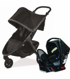Britax B-Free + Endeavours Travel System Bundle - Pewter/Circa