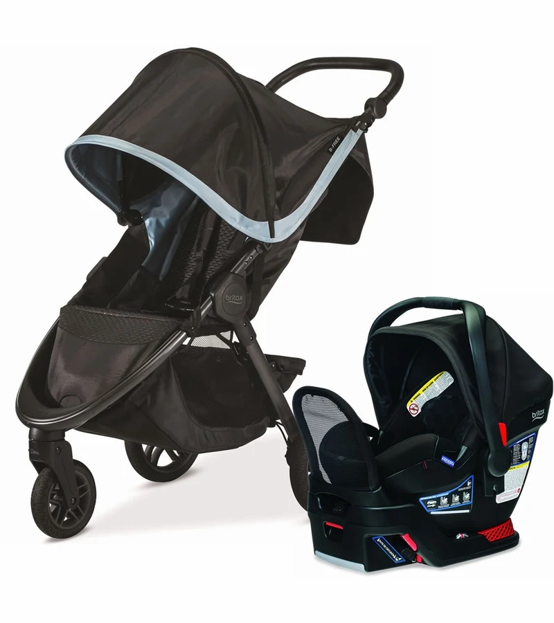 Britax B-Free + Endeavours Travel System - Frost/Circa 1 Britax B-Free + Endeavours Travel System - Frost/Circa