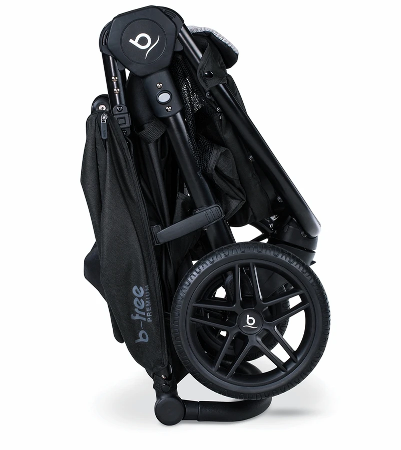 Britax B-Free Premium & B-Safe Gen2 FlexFit+ Travel System - Clean Comfort Black 7 Britax B-Free Premium & B-Safe Gen2 FlexFit+ Travel System - Clean Comfort Black - Image 7