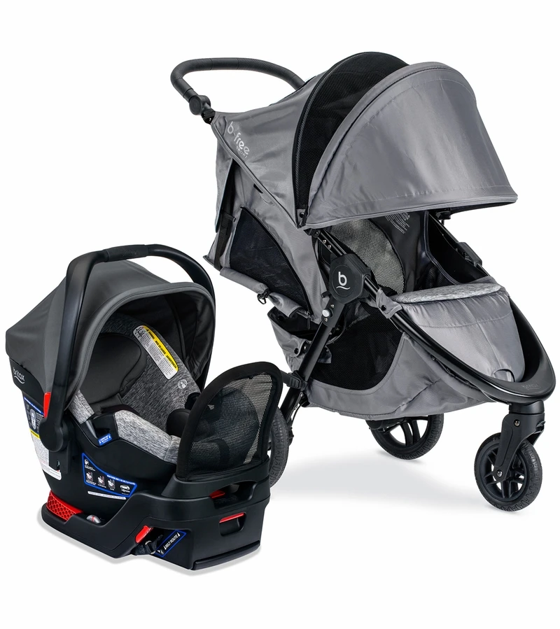 Britax B-Free Sport & B-Safe Gen2 FlexFit+ Travel System - Asher 1 Britax B-Free Sport & B-Safe Gen2 FlexFit+ Travel System - Asher