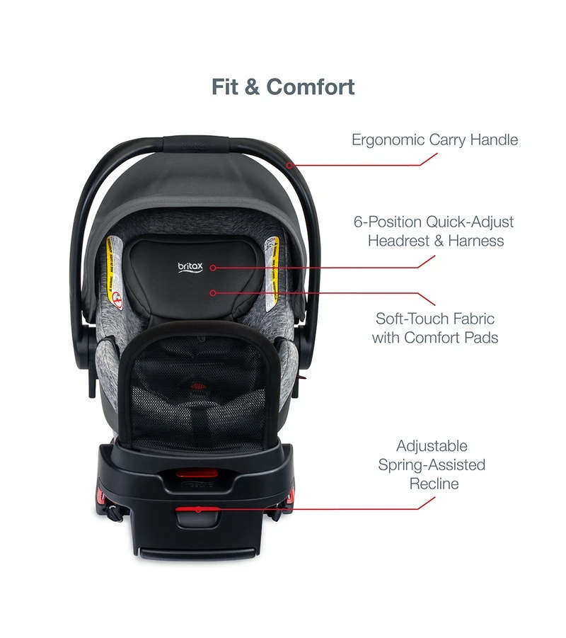 Britax B-Free Sport & B-Safe Gen2 FlexFit+ Travel System - Asher 7 Britax B-Free Sport & B-Safe Gen2 FlexFit+ Travel System - Asher - Image 7