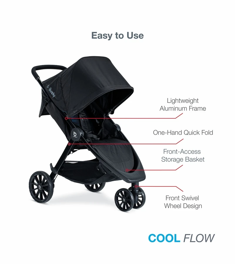 Britax B-Lively & B-Safe Gen2 FlexFit Travel System - Cool Flow Teal 2 Britax B-Lively & B-Safe Gen2 FlexFit Travel System - Cool Flow Teal - Image 2