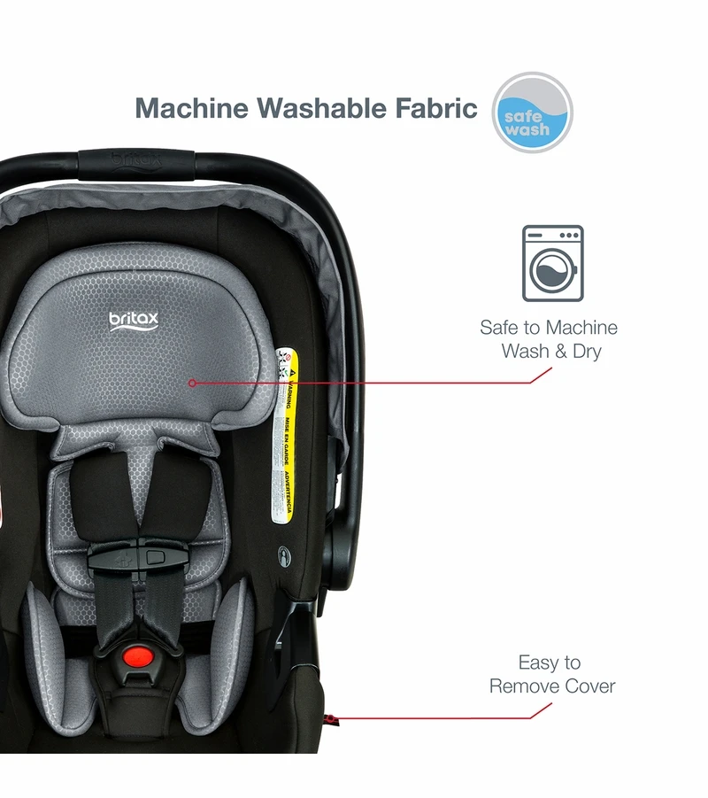 Britax B-Lively & B-Safe Gen2 FlexFit Travel System - Fog (SafeWash) 5 Britax B-Lively & B-Safe Gen2 FlexFit Travel System - Fog (SafeWash) - Image 5