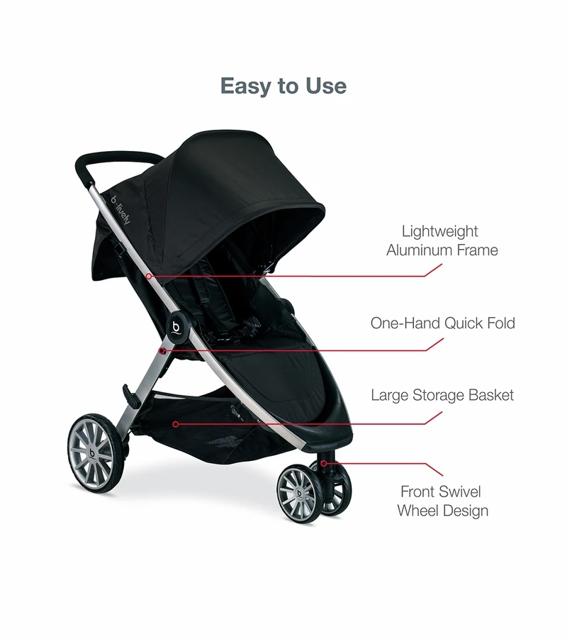 Britax B-Lively & B-Safe Gen2 FlexFit Travel System - Twilight (SafeWash) 3 Britax B-Lively & B-Safe Gen2 FlexFit Travel System - Twilight (SafeWash) - Image 3