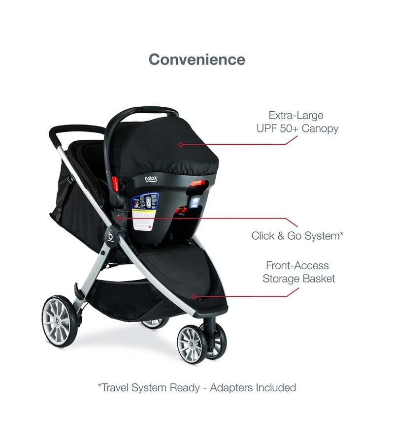 Britax B-Lively & B-Safe Gen2 FlexFit Travel System - Twilight (SafeWash) 4 Britax B-Lively & B-Safe Gen2 FlexFit Travel System - Twilight (SafeWash) - Image 4